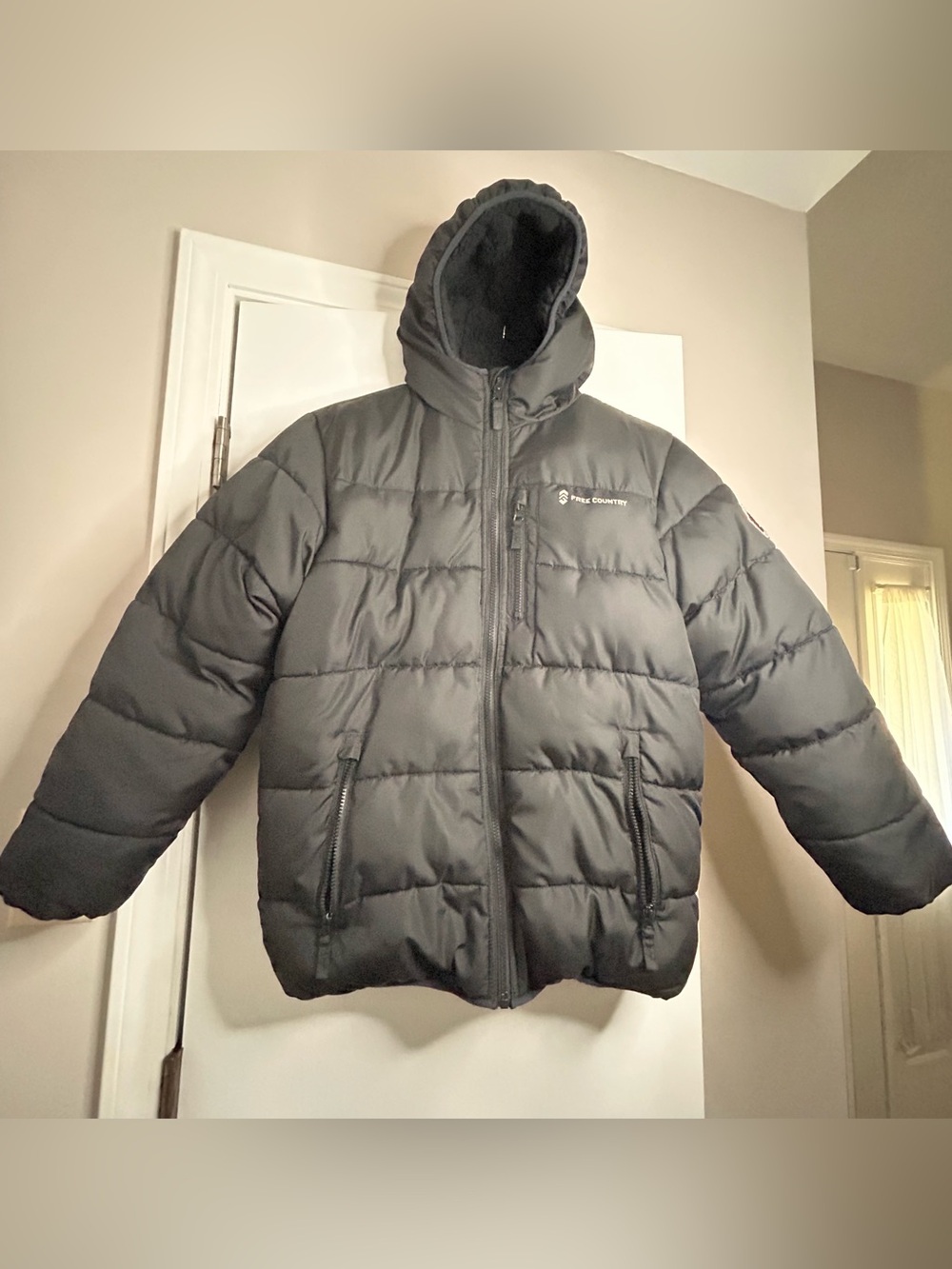 Free Country Boy’s Winter Puffer Jacket, Size Large